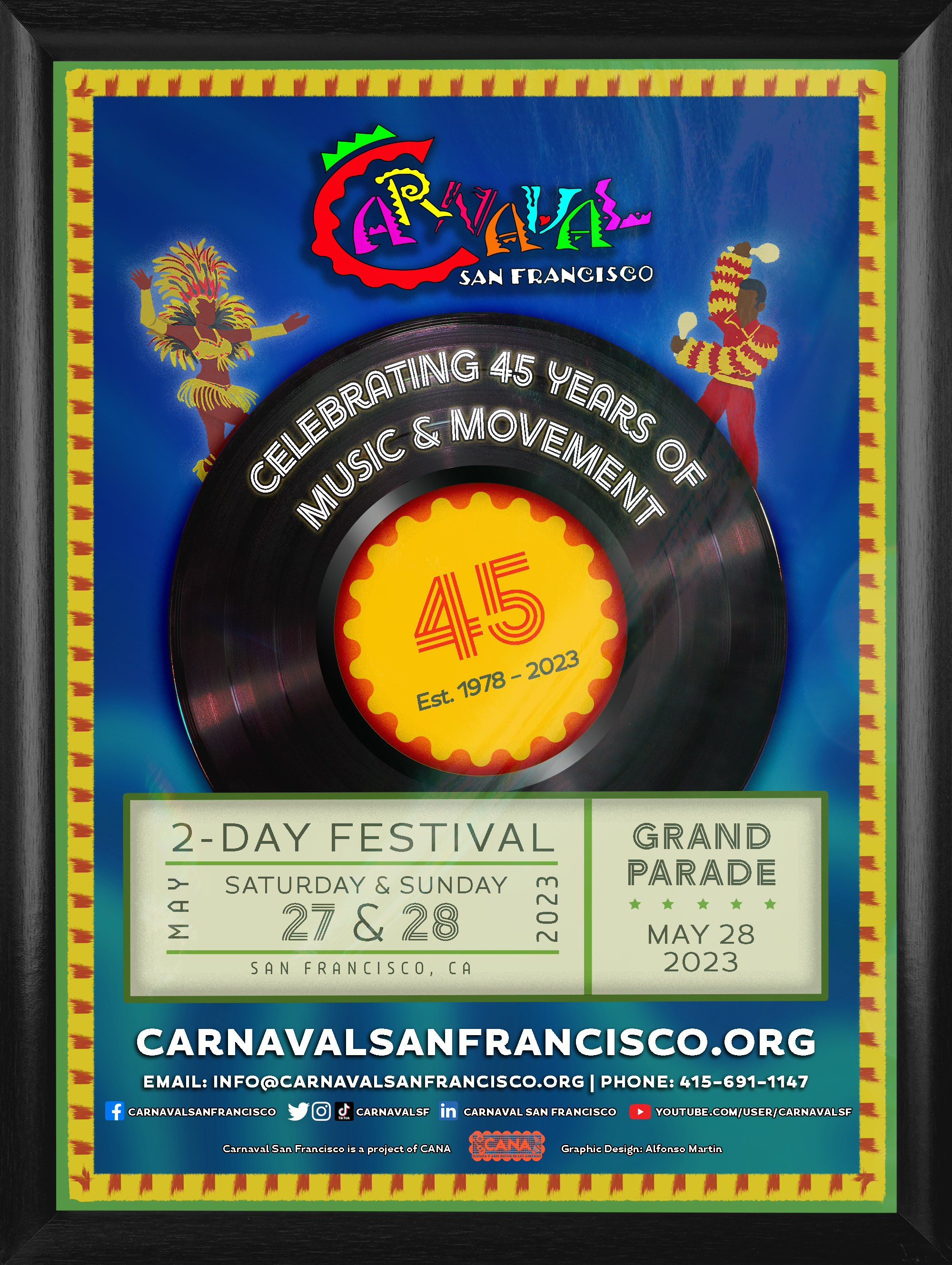 45th anniversary theme design